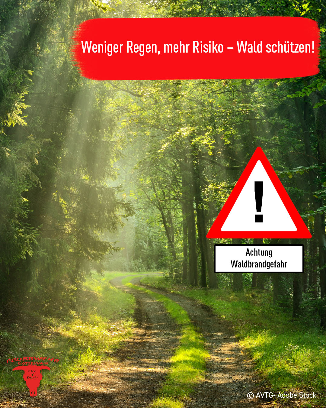 Beginnender Waldbrand